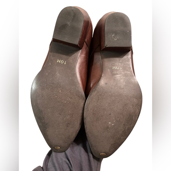 DURANGO Booties Womens Leather Brown Western
Cowboy Shoe 10M Slip on Block Heel - Picture 3 of 3